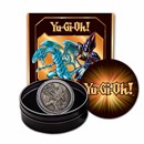 2023 Niue 1 oz Antique Ag Yu-Gi-Oh! Game Flip Coin (w/Tin & CoA)