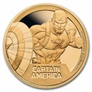 2023 Niue 1 oz Au Coin $250 Marvel: Captain America™ (Box & COA)