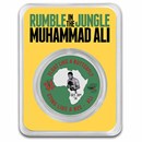 2023 Niue 1 oz Colorized Silver Ali Rumble In The Jungle w/ TEP