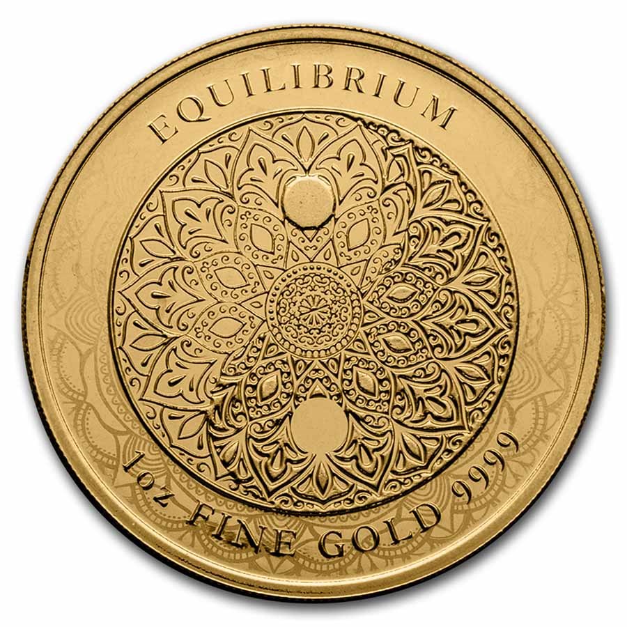 2023 Niue 1 oz Gold $100 Equilibrium BU