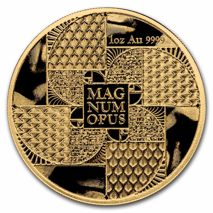 2023 Niue 1 oz Gold $100 Magnum Opus (Prooflike)