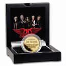 2023 Niue 1 oz Gold $250 Aerosmith 50th Anniversary (Box & COA)