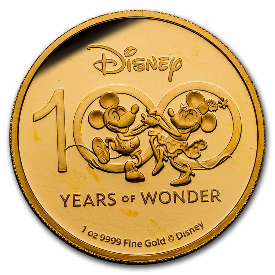 Buy 2023 Niue 1 oz Gold $250 Disney 100 Years - Mickey & Minnie