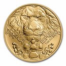2023 Niue 1 oz Gold Czech Lion BU