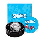 2023 Niue 1 oz Proof Silver Smurfs 65th Anniversary