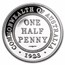 2023 Niue 1 oz Silver 100th Anniversary of 1923 Half Penny Proof