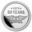 2023 Niue 1 oz Silver $2 Aerosmith 50th Anniversary Proof
