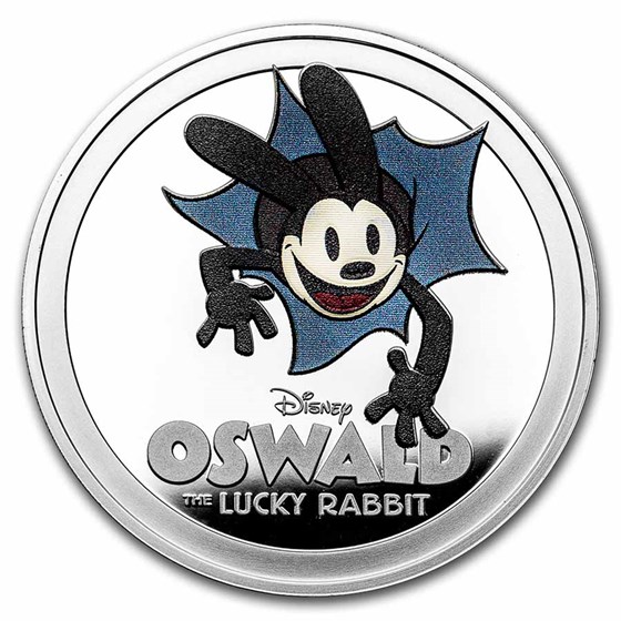 2023 Niue 1 oz Silver $2 Disney Oswald the Lucky Rabbit Proof 2023 Niue 1 oz Silver $2 Disney Oswald the Lucky Rabbit Proof