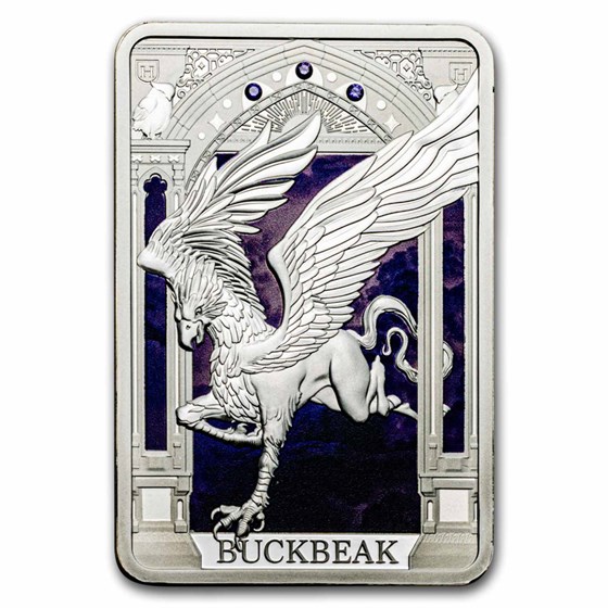 2023 Niue 1 oz Silver $2 Harry Potter Magical Creature: Buckbeak