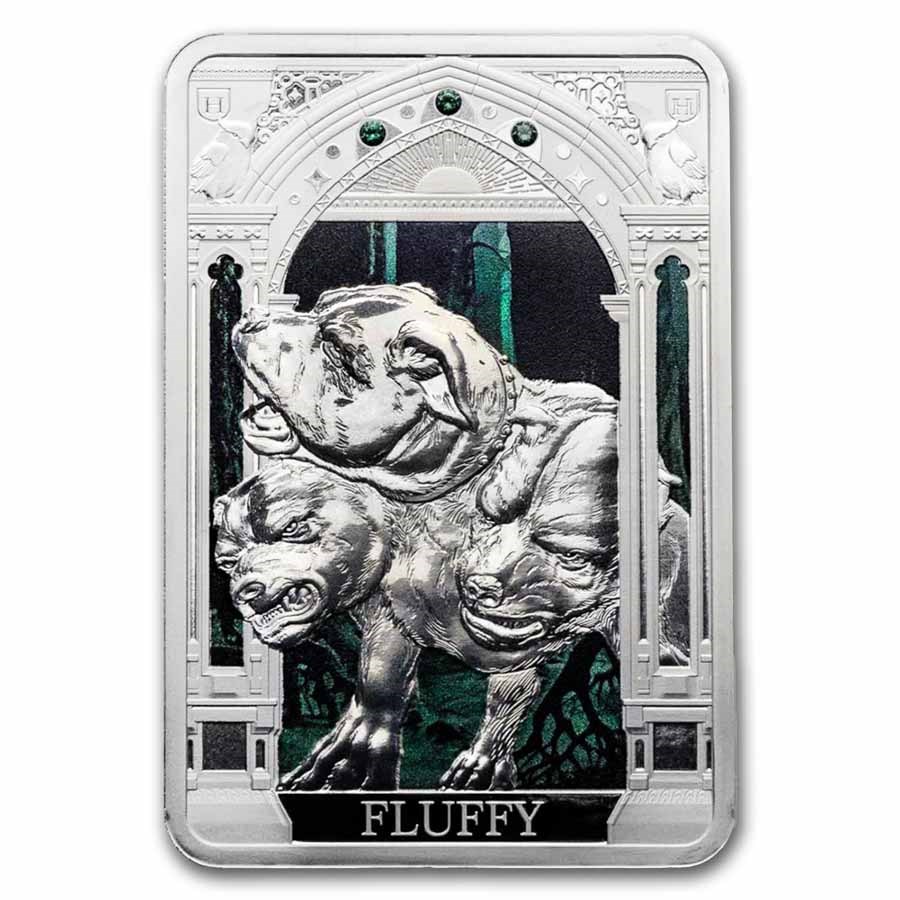 2023 Niue 1 oz Silver $2 HP Magical Creature: Fluffy (no capsule)