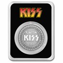 2023 Niue 1 oz Silver $2 KISS 50th Anniversary BU in TEP