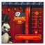 2023 Niue 1 oz Silver $2 Kung Fu Panda Shaped Coin (Colorized)