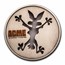 2023 Niue 1 oz Silver $2 Looney Tunes: Wile E. Coyote vs. Acme