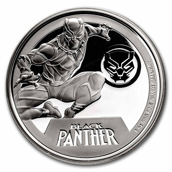 2023 Niue 1 oz Silver $2 Marvel: Black Panther 2023 Niue 1 oz Silver $2 Marvel: Black Panther