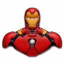 2023 Niue 1 oz Silver $2 Marvel: Iron Man Shaped Coin