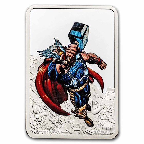 2023 Niue 1 oz Silver $2 Marvel: Thor Poster Coin 2023 Niue 1 oz Silver $2 Marvel: Thor Poster Coin