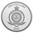 2023 Niue 1 oz Silver $2 Power Rangers 30th Anniversary
