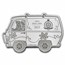 2023 Niue 1 oz Silver $2 Scooby Doo - The Mystery Machine