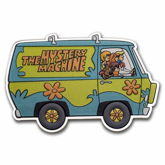 2023 Niue 1 oz Silver $2 Scooby Doo - The Mystery Machine 2023 Niue 1 oz Silver $2 Scooby Doo - The Mystery Machine