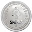 2023 Niue 1 oz Silver $2 Smurfs 65th Anniversary (Abrasions)