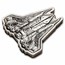 2023 Niue 1 oz Silver $2 Star Wars Bo-Katan Gauntlet Starfighter