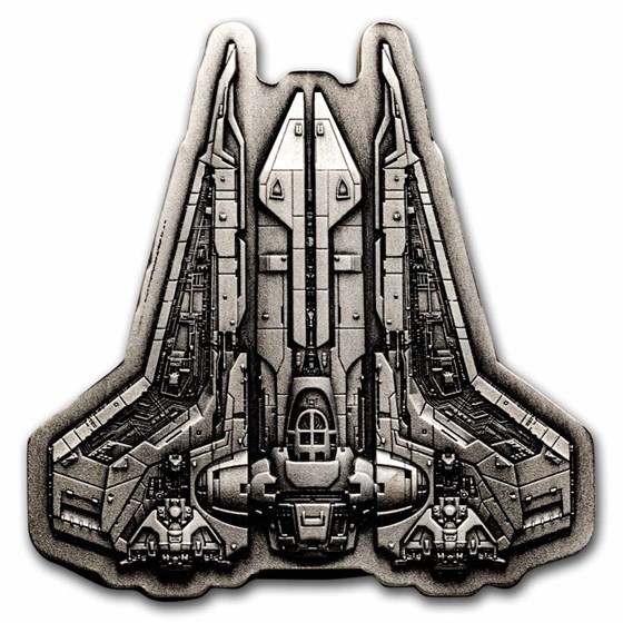 2023 Niue 1 oz Silver $2 Star Wars Bo-Katan Gauntlet Starfighter 2023 Niue 1 oz Silver $2 Star Wars Bo-Katan Gauntlet Starfighter