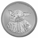 2023 Niue 1 oz Silver $2 Star Wars: Grogu "Baby Yoda" BU Coin