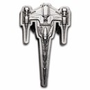 2023 Niue 1 oz Silver $2 Star Wars Mandalorian Starfighter Coin