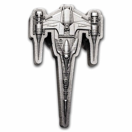 2023 Niue 1 oz Silver $2 Star Wars Mandalorian Starfighter Coin 2023 Niue 1 oz Silver $2 Star Wars Mandalorian Starfighter Coin