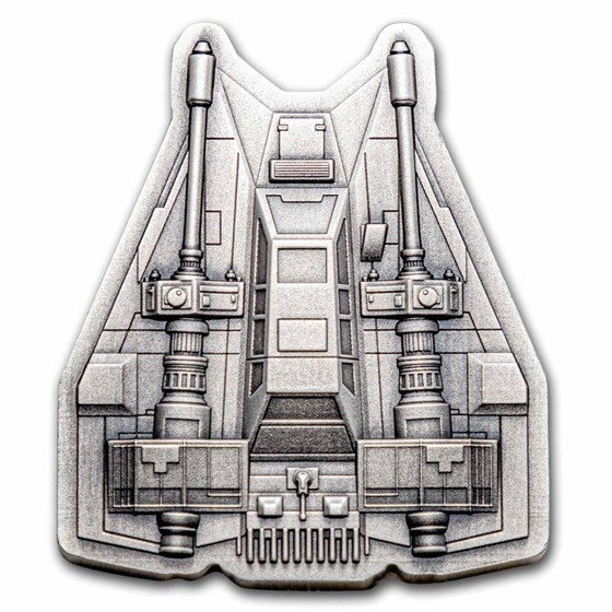 2023 Niue 1 oz Silver $2 Star Wars Snowspeeder Shaped Coin 2023 Niue 1 oz Silver $2 Star Wars Snowspeeder Shaped Coin