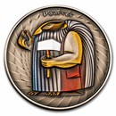2023 Niue 1 oz Silver Antique World of Cryptids: Dwarves