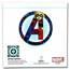 2023 Niue 1 oz Silver Avengers 60th Collection: Captain Marvel
