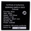 2023 Niue 1 oz Silver Burning Earth Global Warming Terra II