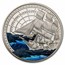 2023 Niue 1 oz Silver Captain Cook Crosses The Antarctic Circle
