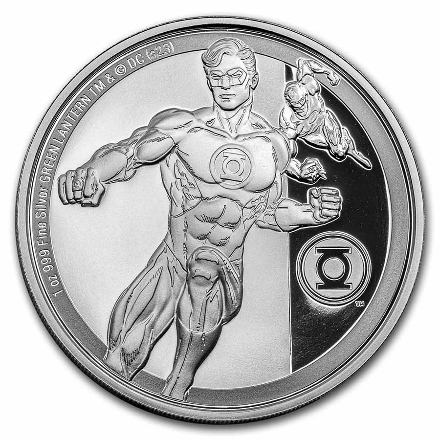 2023 Niue 1 oz Silver Coin $2 DC Classics: GREEN LANTERN™