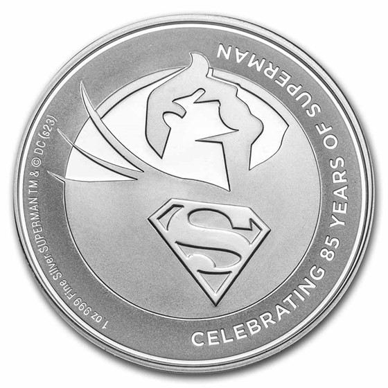 2023 Niue 1 oz Silver Coin $2 Superman 85th Anniversary 2023 Niue 1 oz Silver Coin $2 Superman 85th Anniversary