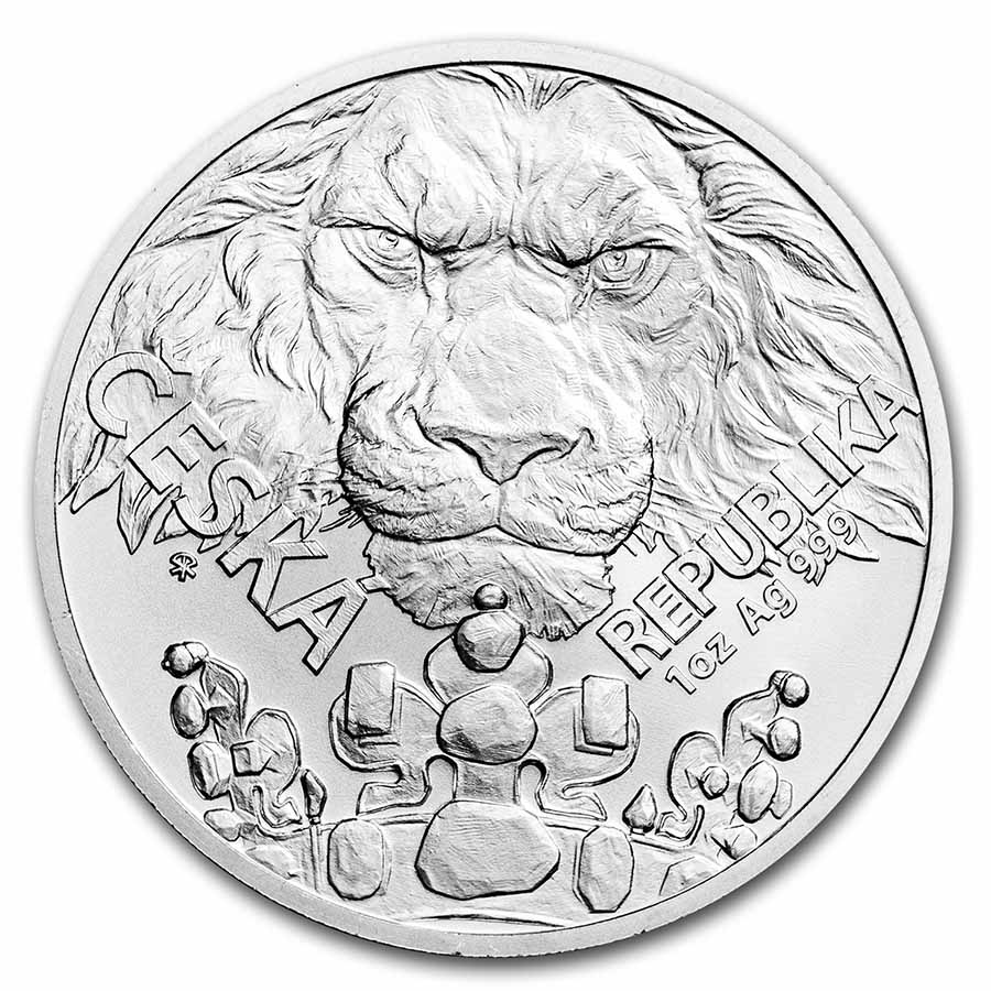 Buy  Niue 1 oz Silver Czech Lion BU   APMEX