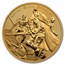 2023 Niue 1 oz Silver Gilded Camelot: Arthur Pendragon BU