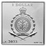 2023 Niue 1 oz Silver Leonardo da Vinci: Lady with an Ermine