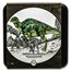 2023 Niue 1 oz Silver Prehistoric World: Maiasaura