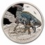 2023 Niue 1 oz Silver Prehistoric World: Parasaurolophus