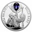2023 Niue 1 oz Silver Proof Crystal Coin: Hello Baby