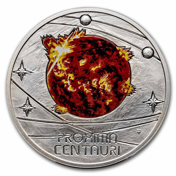 2023 Niue 1 oz Silver Proof Milky Way: Proxima Centauri 2023 Niue 1 oz Silver Proof Milky Way: Proxima Centauri