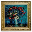 2023 Niue 1 oz Silver Vincent van Gogh: Vase with Cornflowers