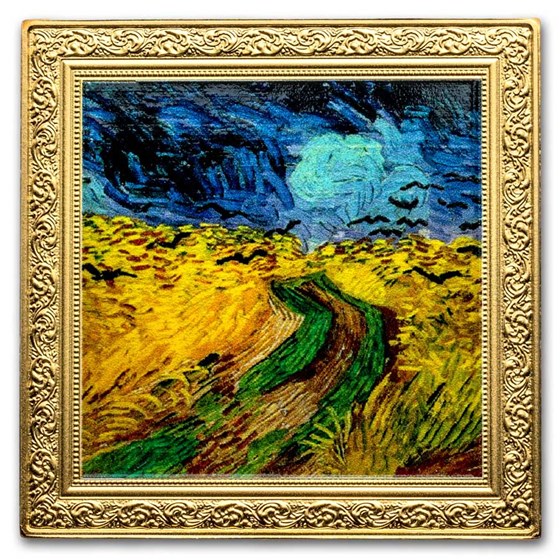 2023 Niue 1 oz Silver Vincent van Gogh: Wheatfield with Crows 2023 Niue 1 oz Silver Vincent van Gogh: Wheatfield with Crows