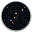2023 Niue 2 oz Ag $5 PAC-MAN Circular Maze Colorized Proof Coin