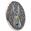 2023 Niue 2 oz Antique Silver Mandala Collection: Rabbit