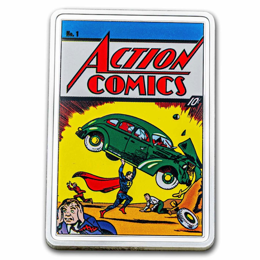 2023 Niue 2 oz Silver $5 DC Comics - Action Comics #1 Coin