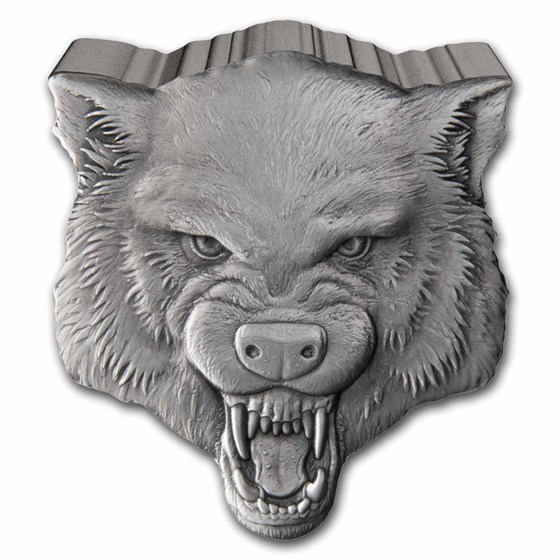 2023 Niue 2 oz Silver $5 Fierce Nature - Wolf 2023 Niue 2 oz Silver $5 Fierce Nature - Wolf