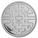 2023 Niue 2 oz Silver $5 PAC-MAN Circular Maze Coin